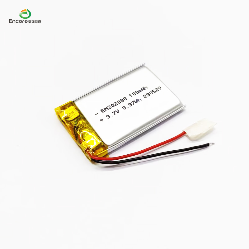 3.7V rechargeable 100mah battery