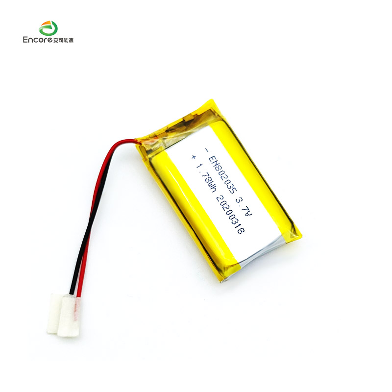 802035 3.7v 480mah Li Polymer Battery