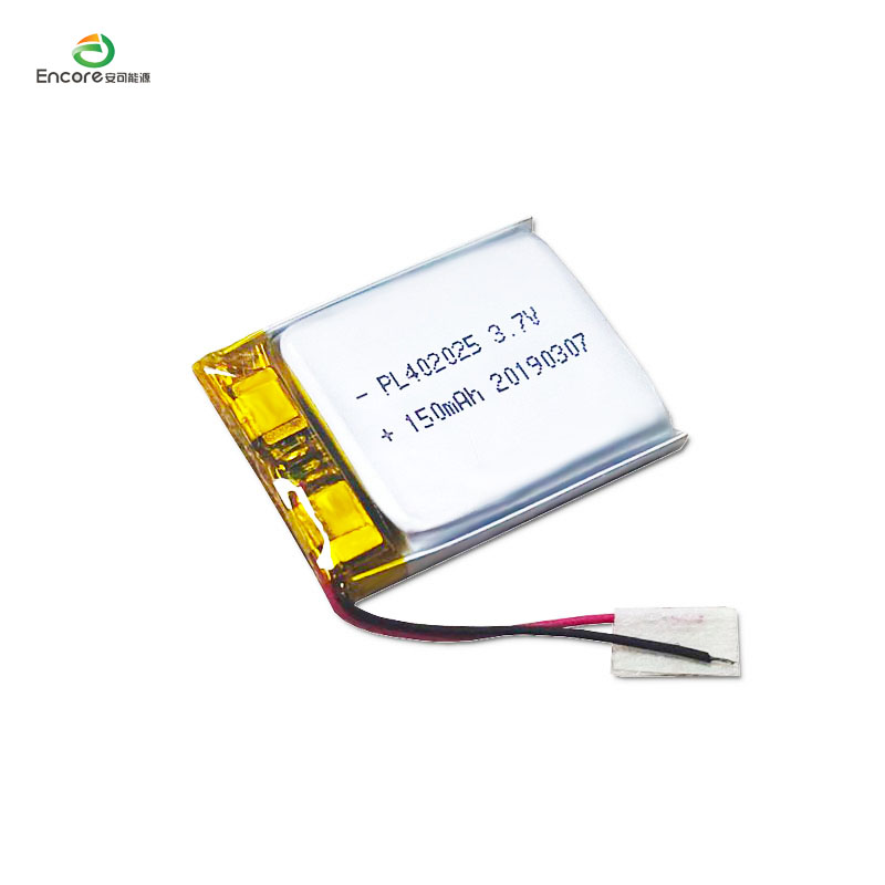 402025 150mAh 3.7v rechargeable lipo battery